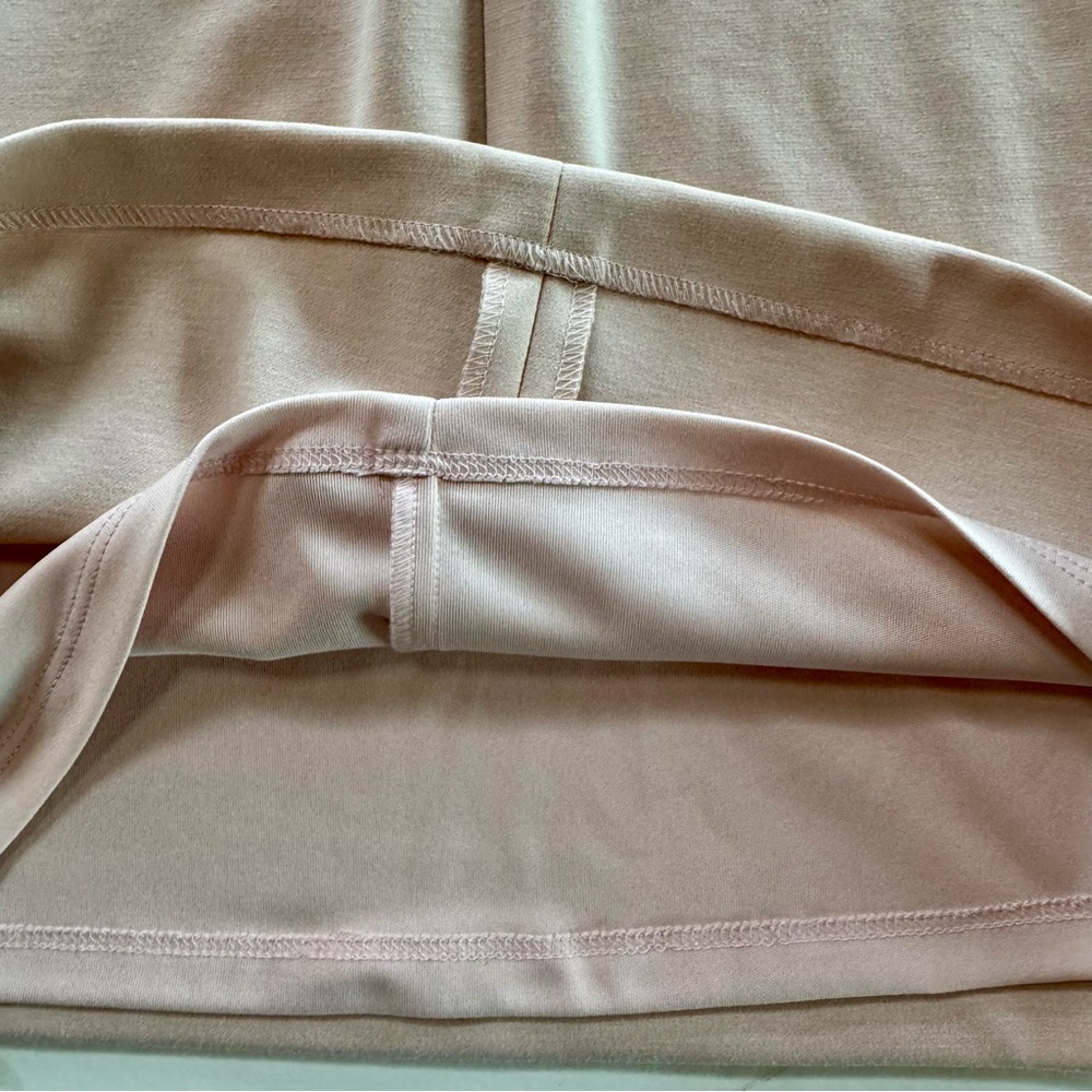 NWT Calvin Klein Cold-Shoulder Lined Sheath Dress Blush (8) - Picture 14 of 17